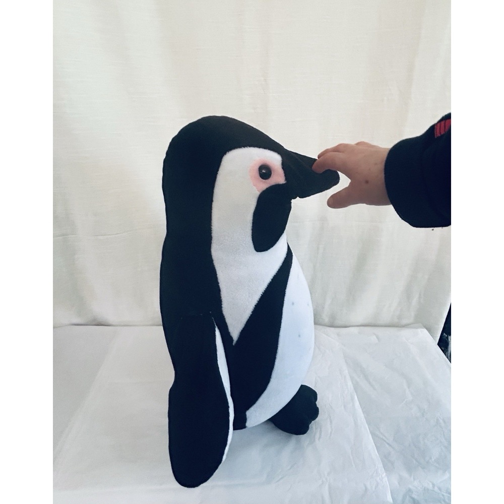Fiesta Large Spotted African Penguin Stuffed Animal Nature Themed Stuffie Doll - Picture 4 of 7
